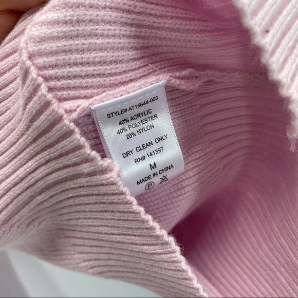 Astr the label pink sweetheart neck sweater - Picture 4 of 4